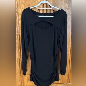 Lane Bryant Black Cutout Top 22/24